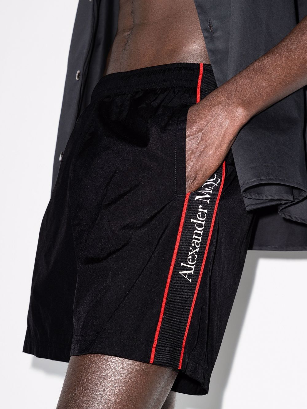 Logo-Tape Swim Shorts