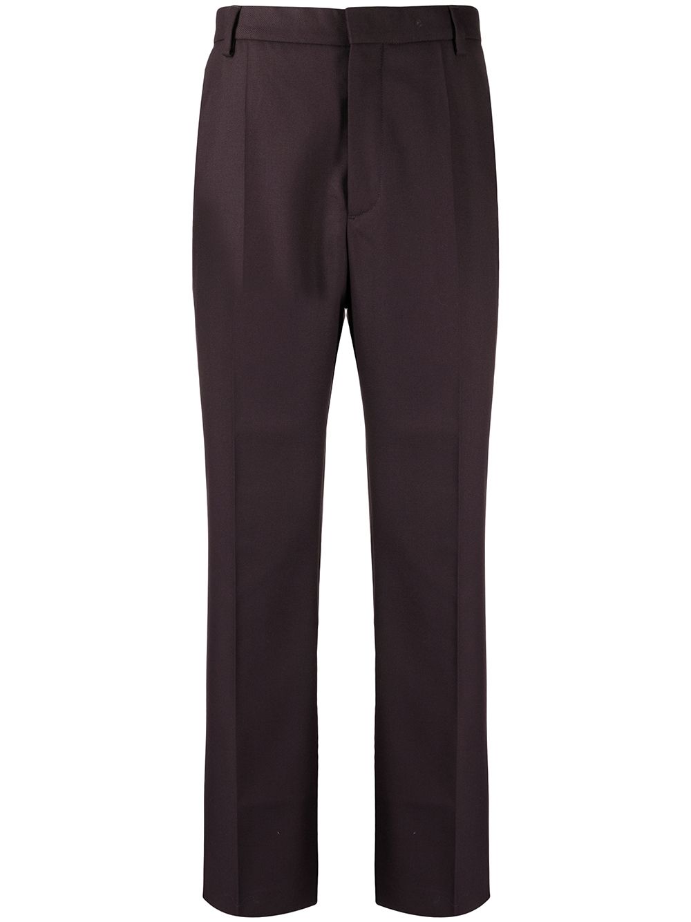 Jun Twill Straight-Leg Trousers