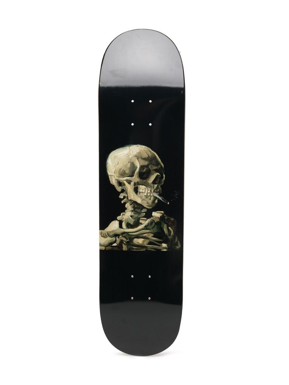 Skeleton-Print Skate Deck