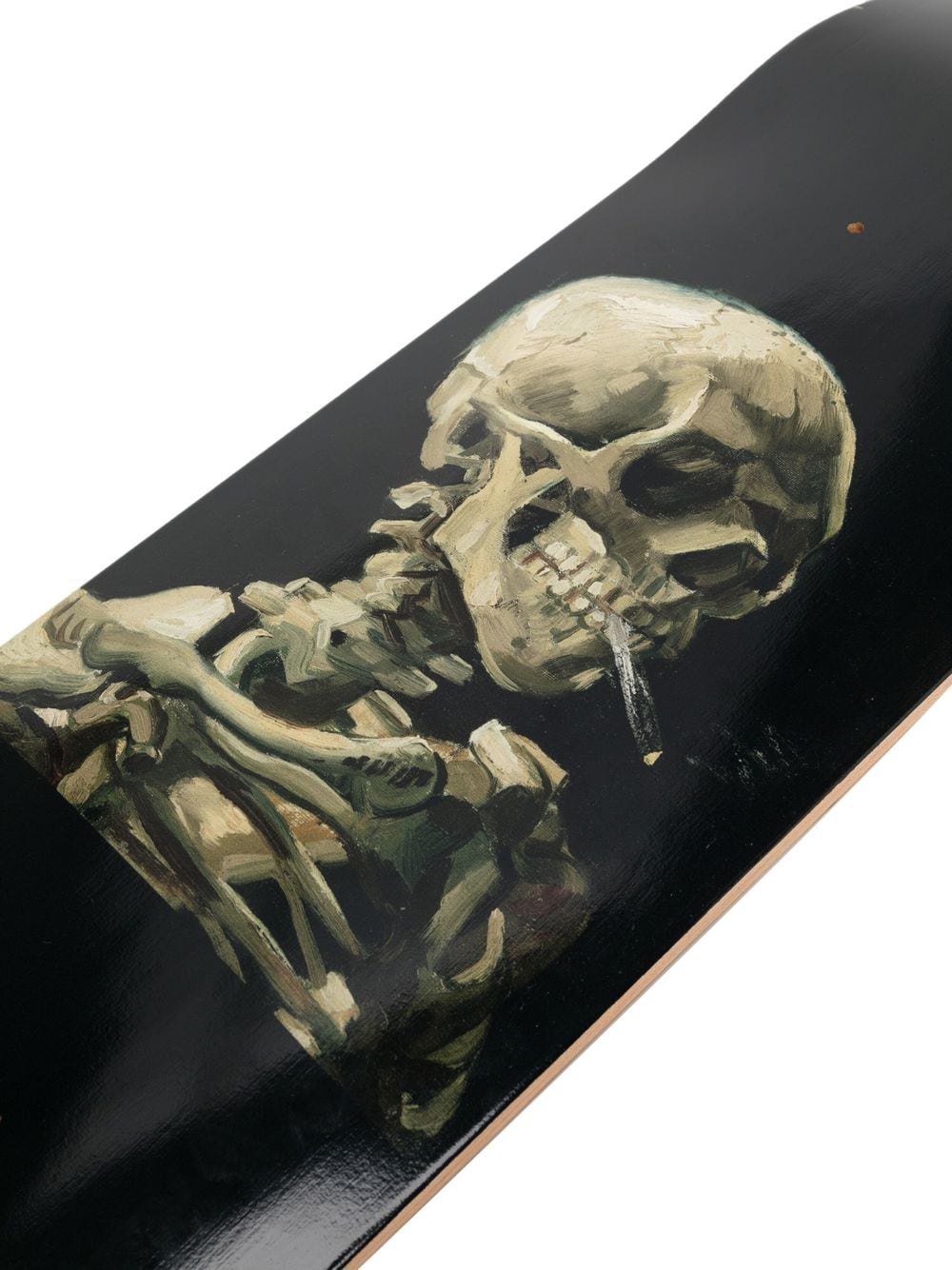 Skeleton-Print Skate Deck