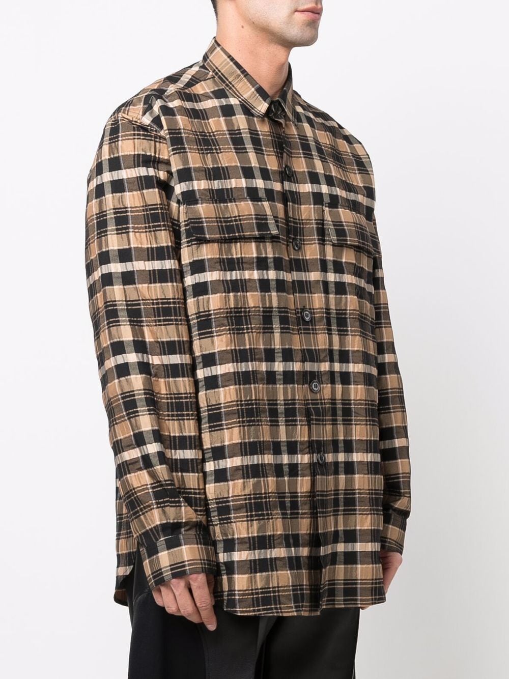 Organic-Cotton Checked Shirt