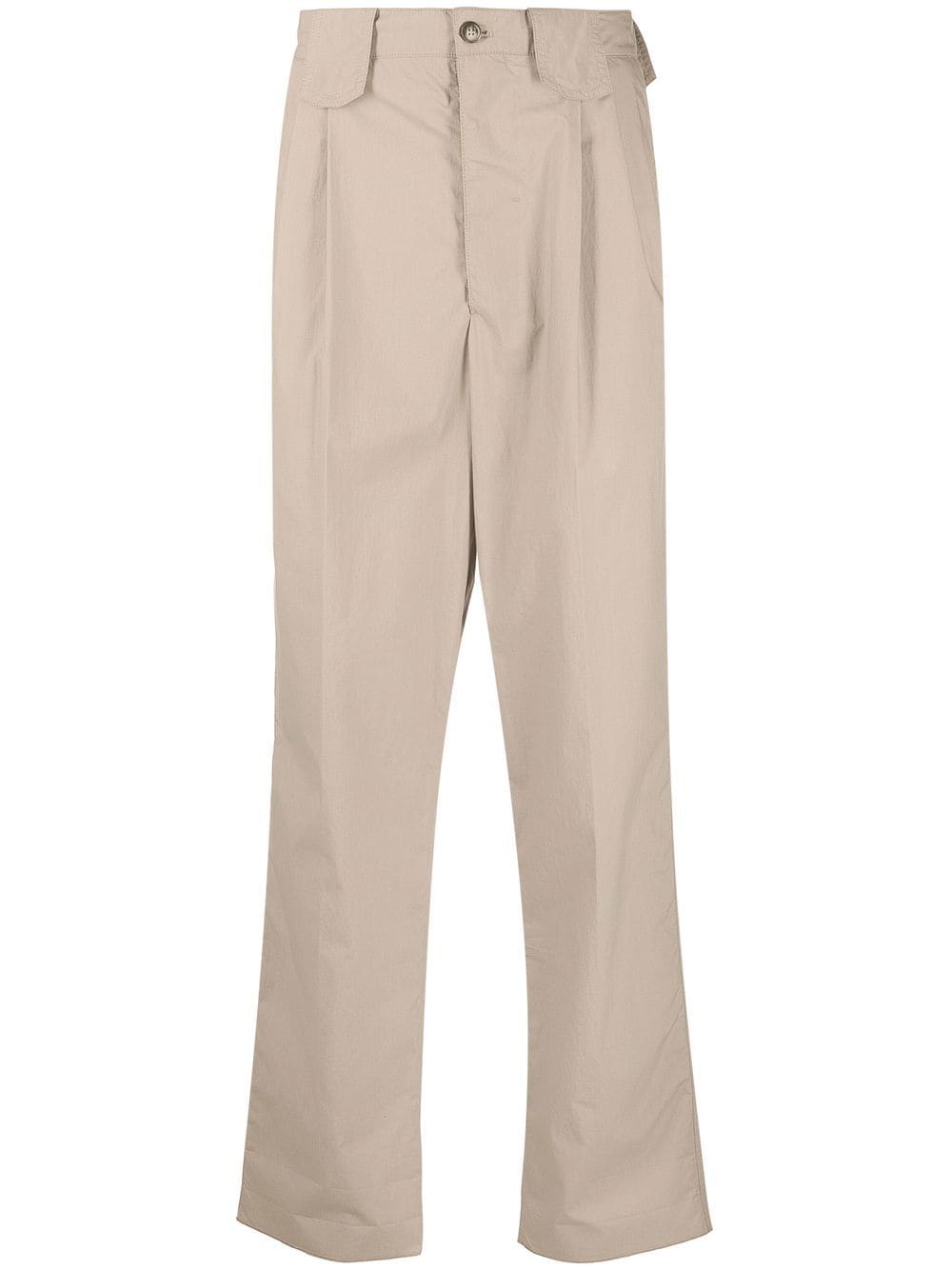 High-Rise Pleated Trousers