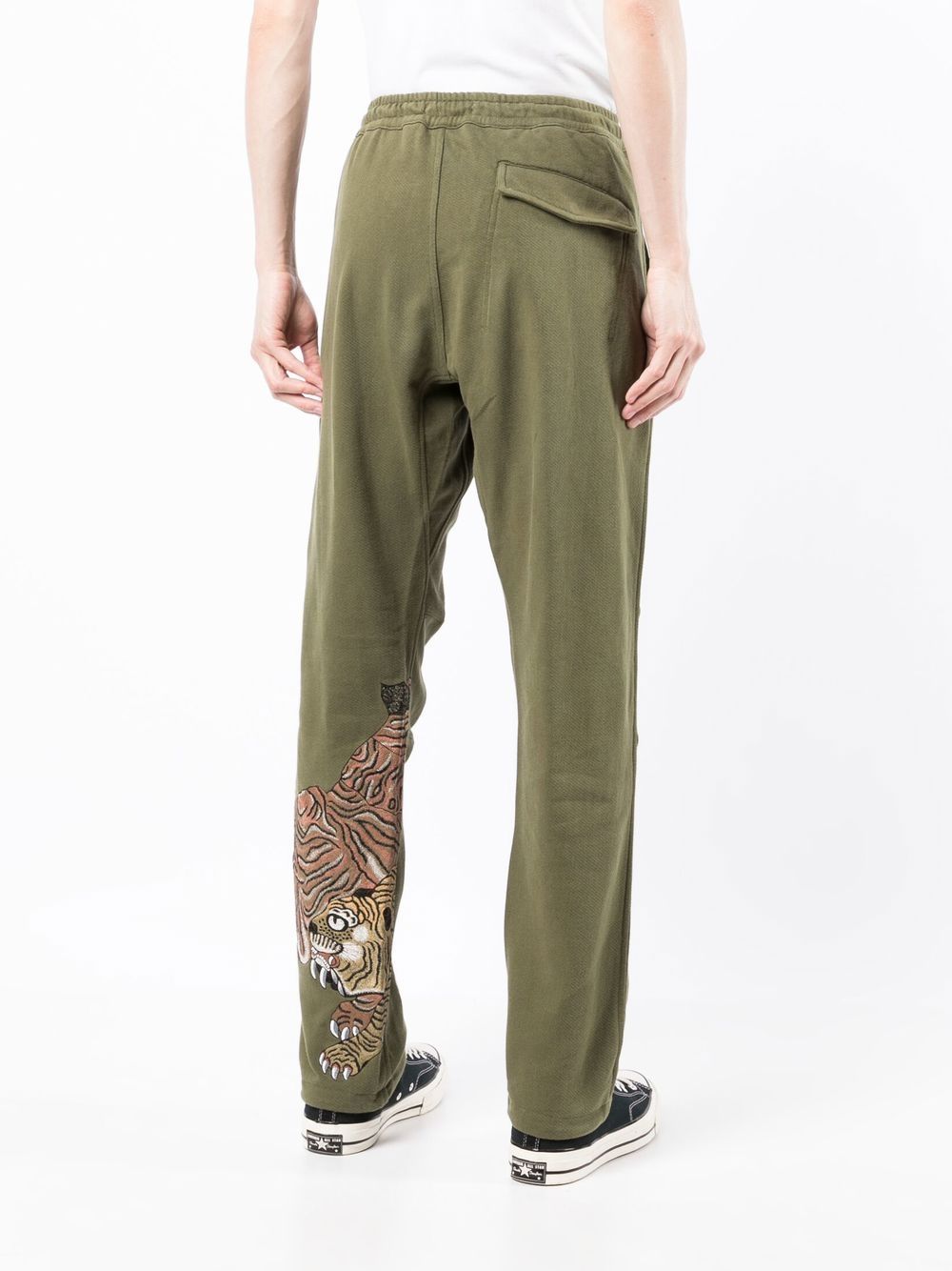 Tiger-Motif Track Pants