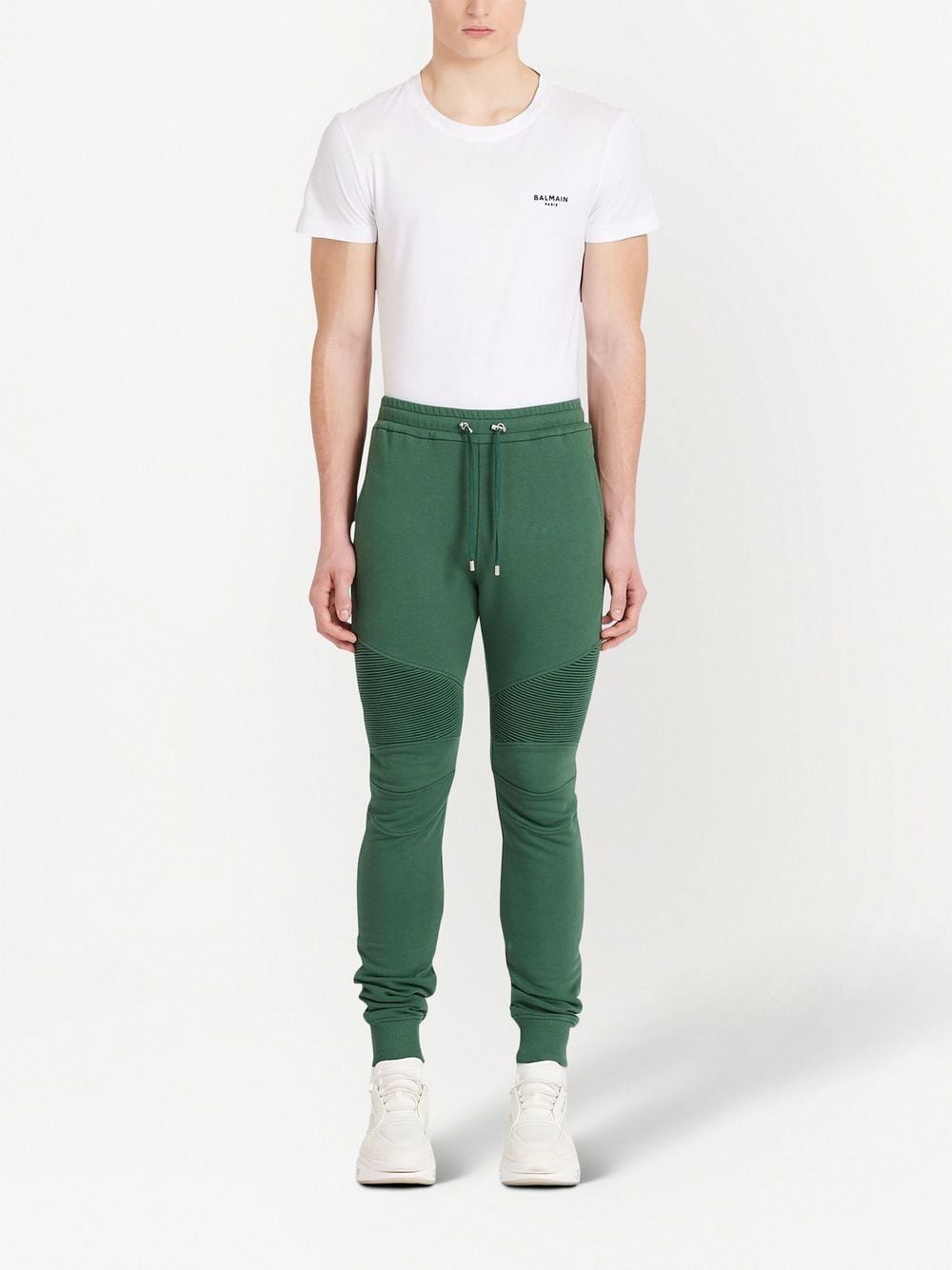 Drawstring Cotton Track Pants