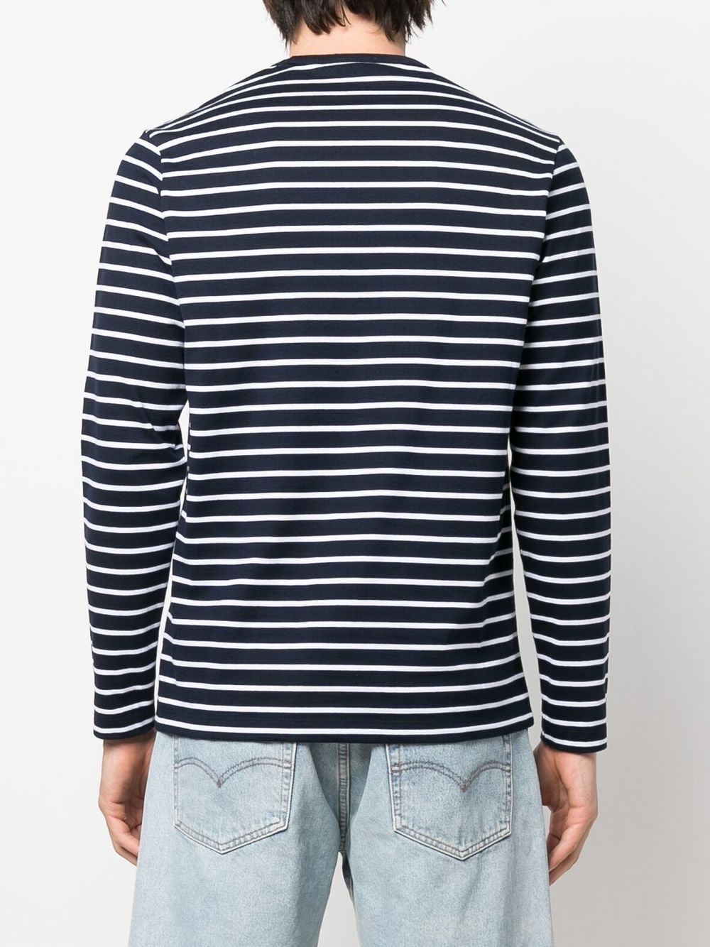 Logo-Print Striped T-Shirt