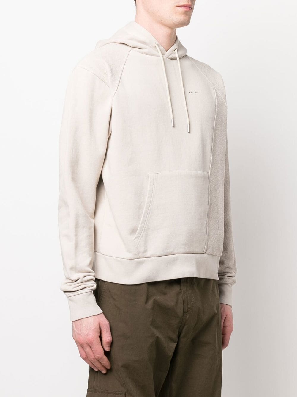 Panelled Organic Cotton Hoodie