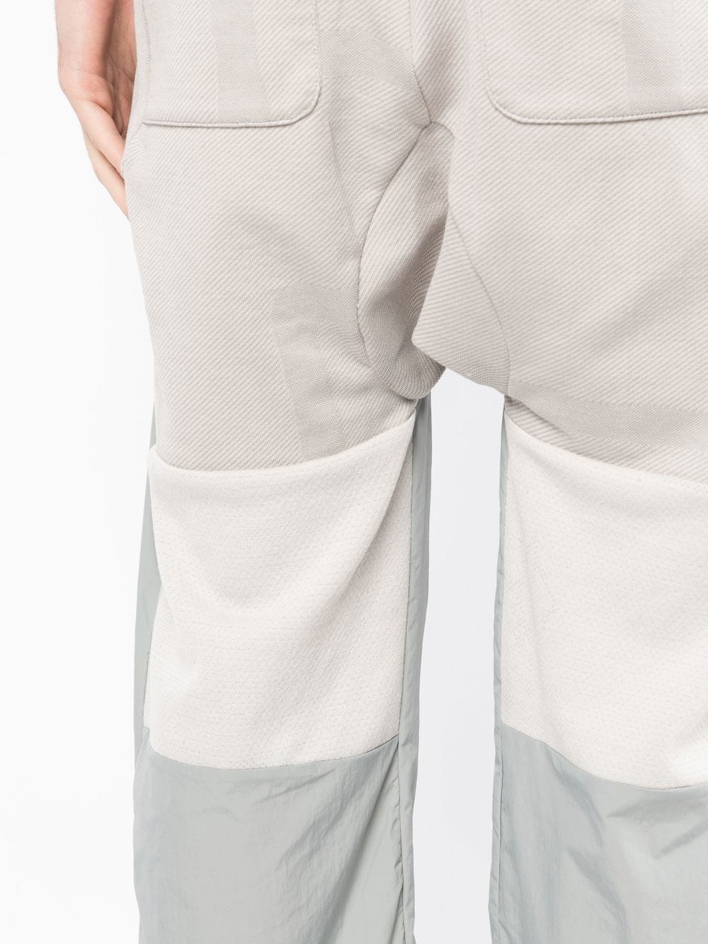 Cropped Colour-Block Track Pants