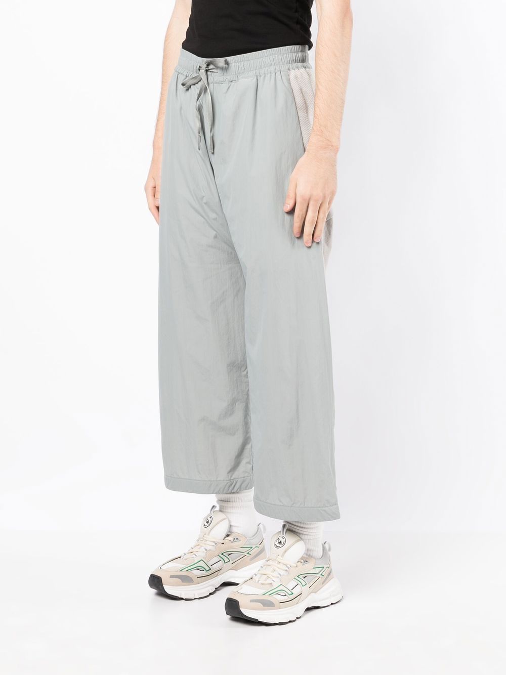 Cropped Colour-Block Track Pants