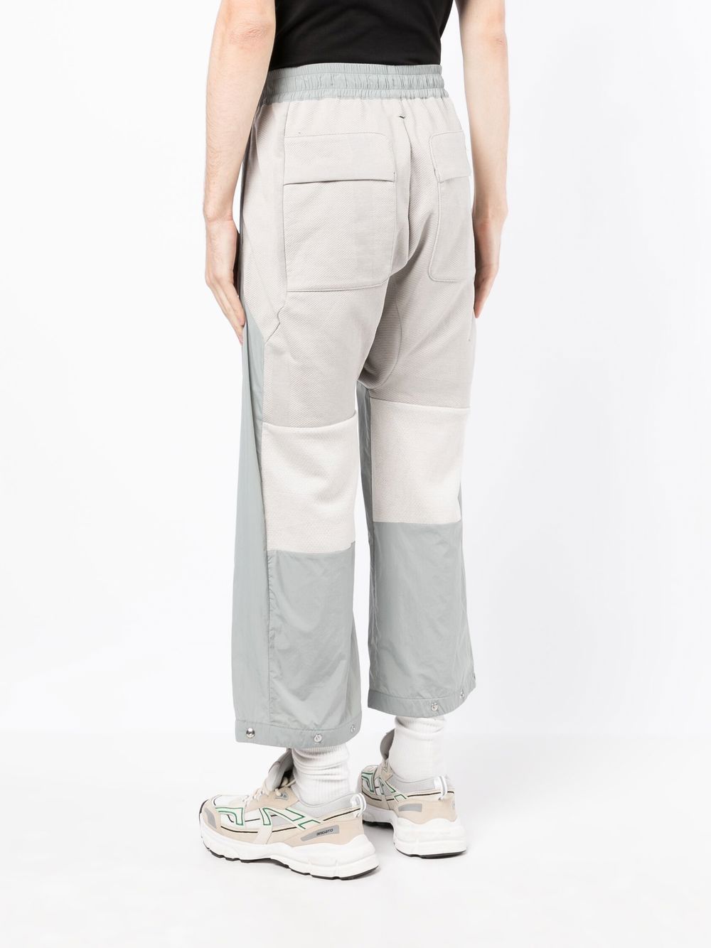 Cropped Colour-Block Track Pants