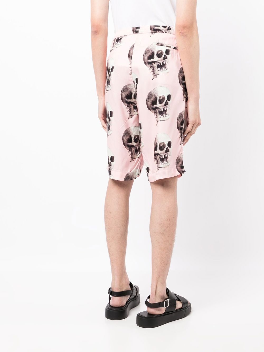 Skull Graphic-Print Bermuda Shorts