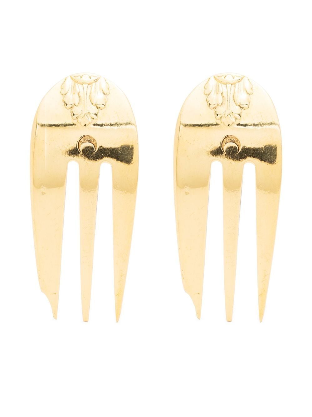 Reassembled Cutlery Fork Earrings