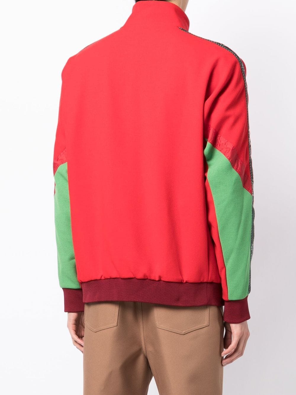 Colour-Block Half-Zip Jumper