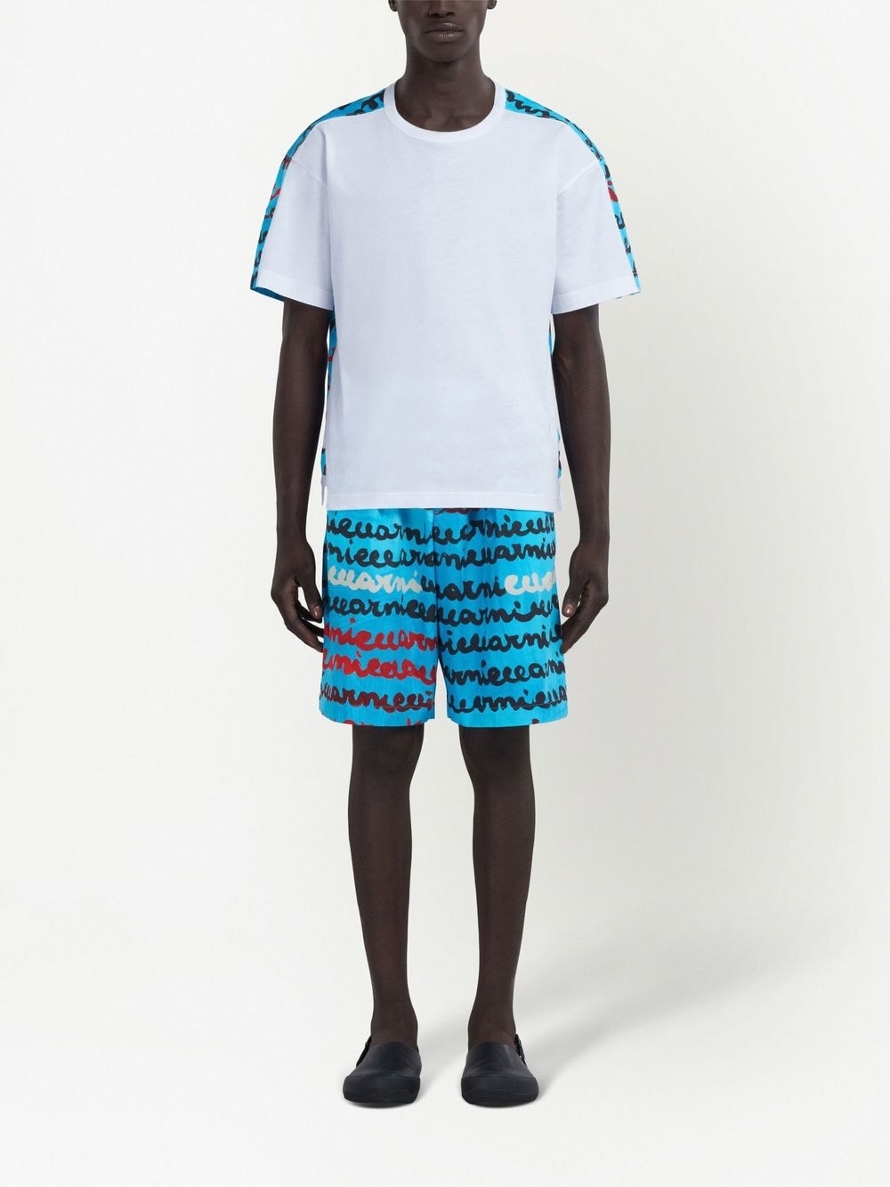 Handwriting-Print Shorts