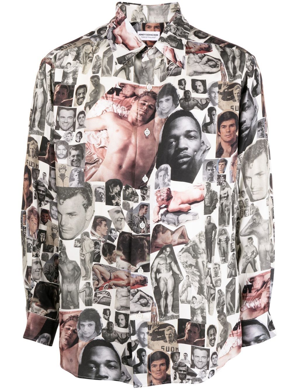 Graphic Collage-Print Shirt