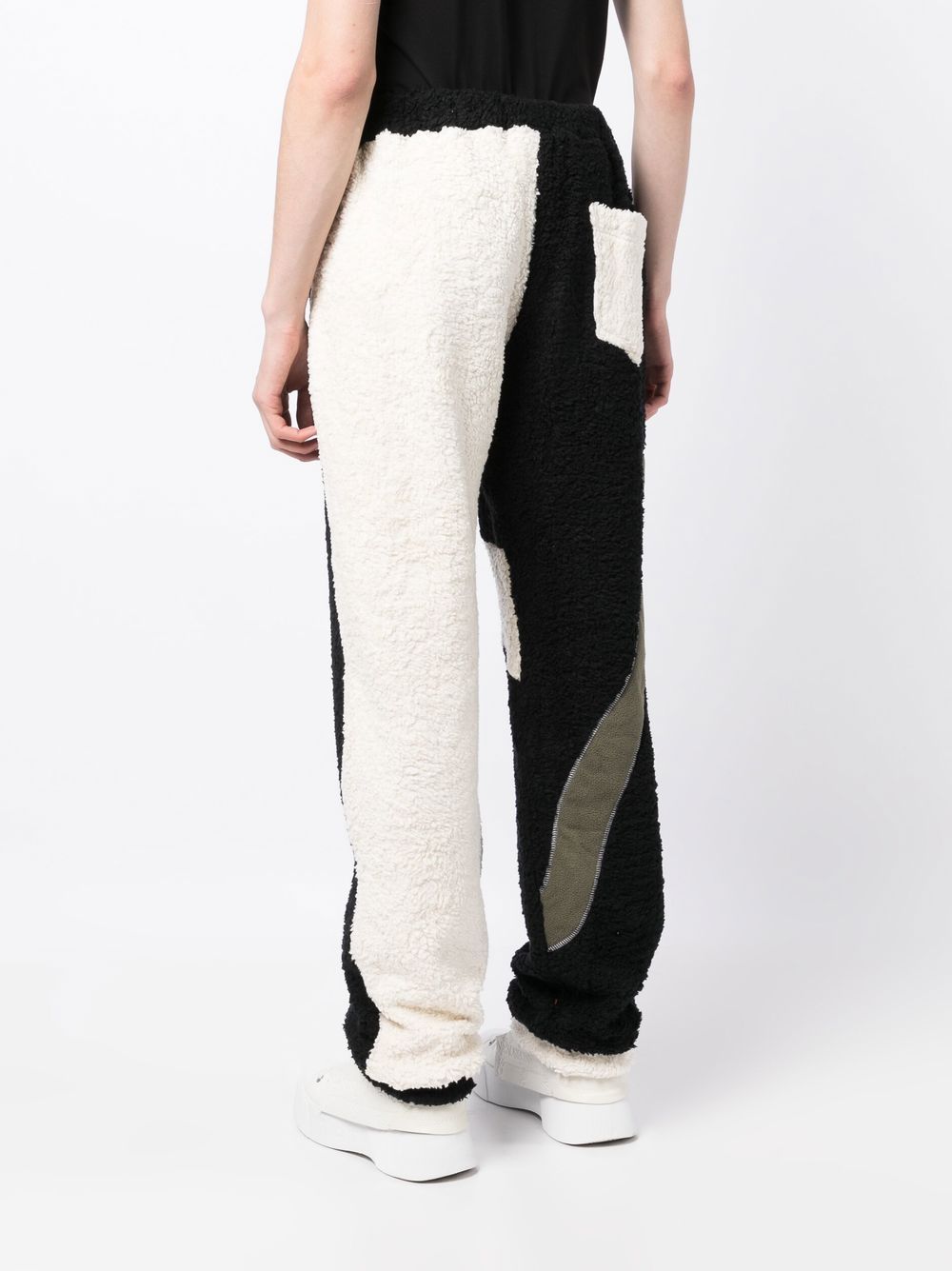 Fleece Texture Two Tone Trousers