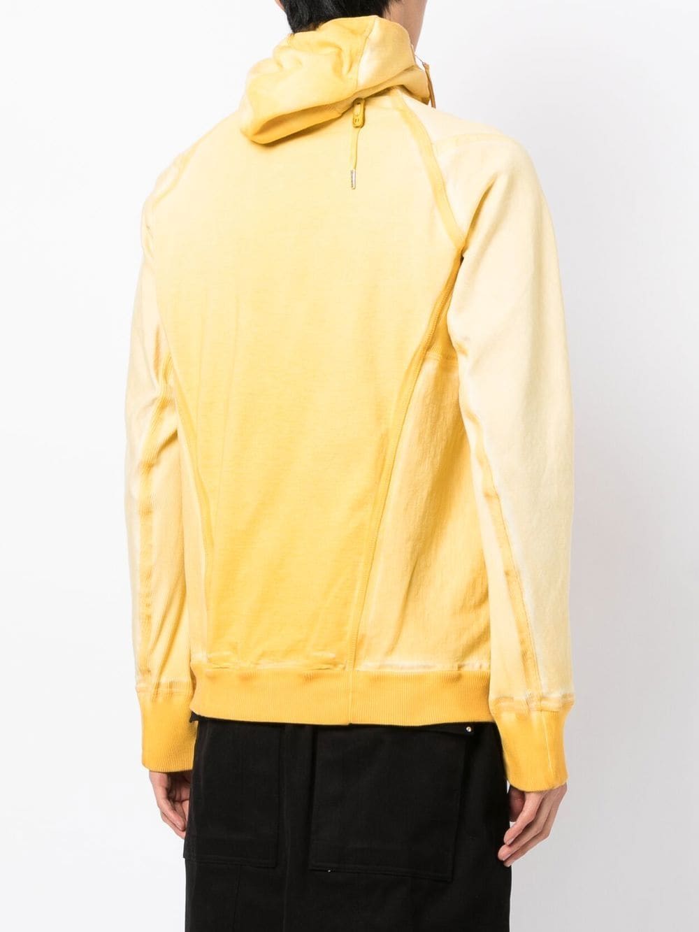 Off-Centre Zip-Fastening Hoodie