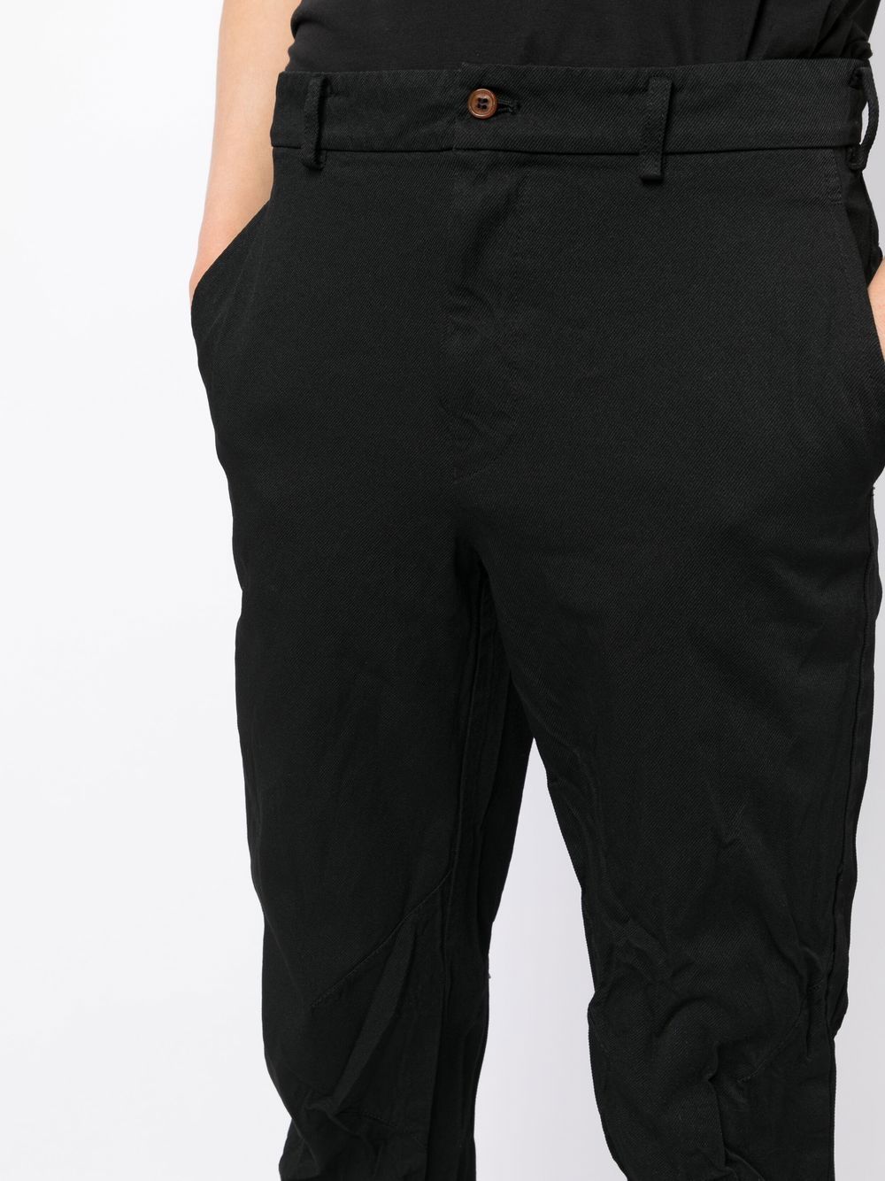 Mid-Rise Cropped Trousers