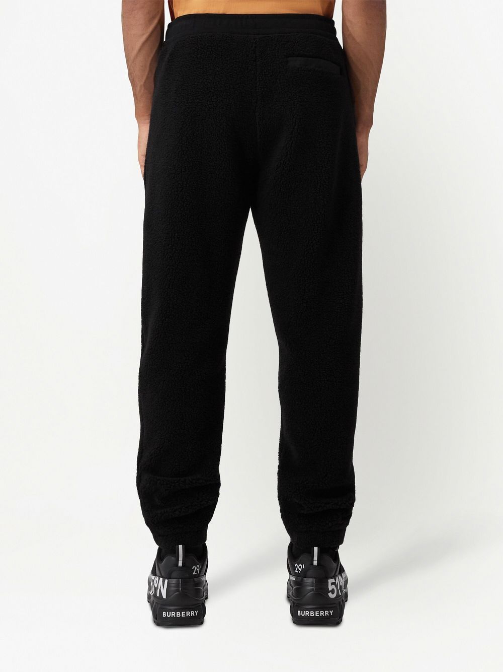 Embroidered-Logo Fleece Track Pants