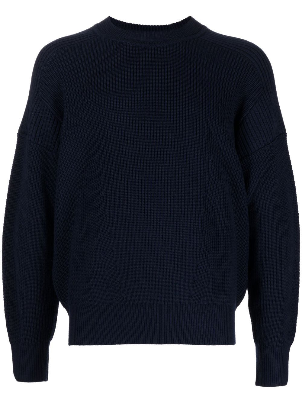 Panelled Wool Jumper