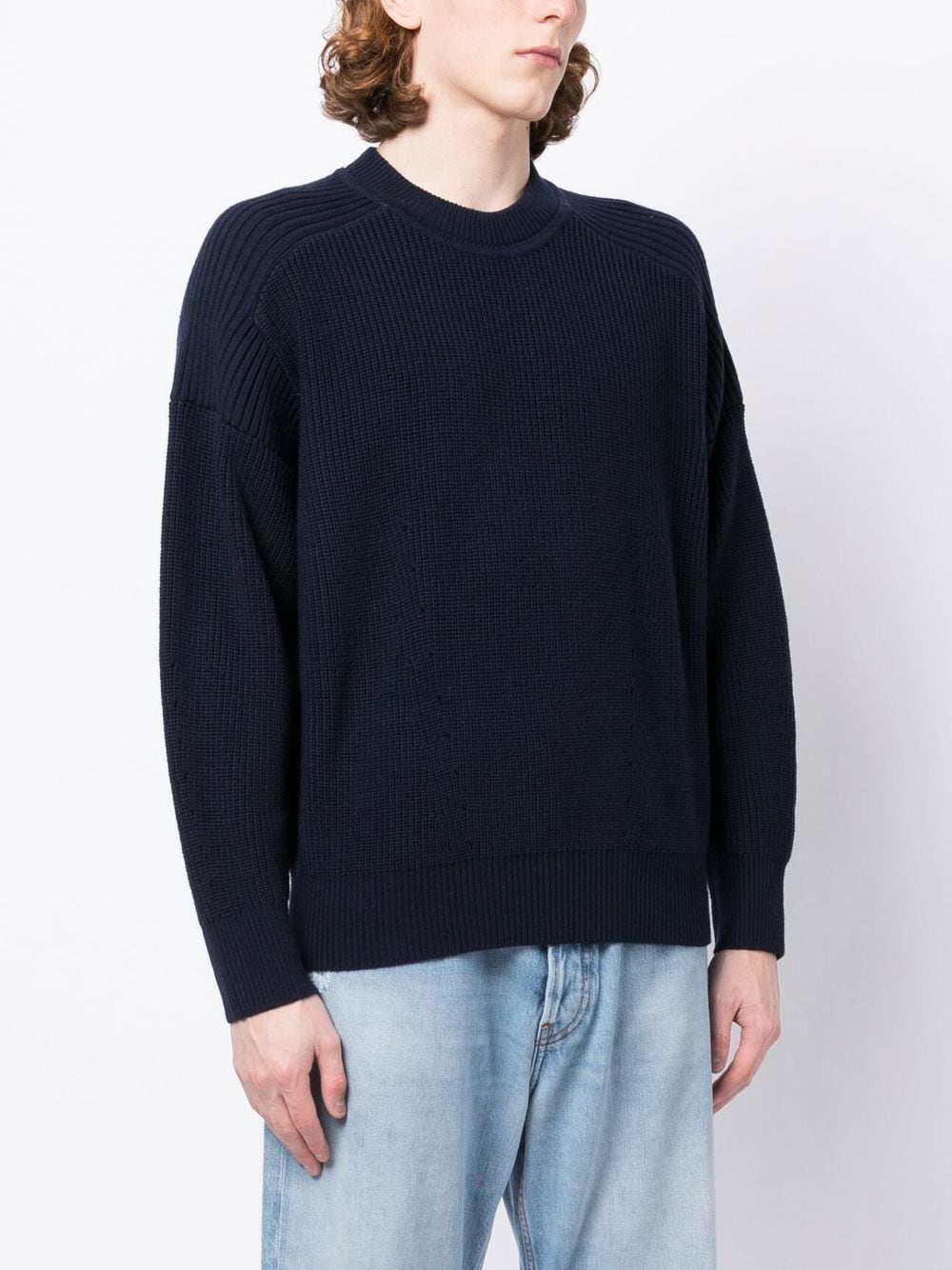 Panelled Wool Jumper