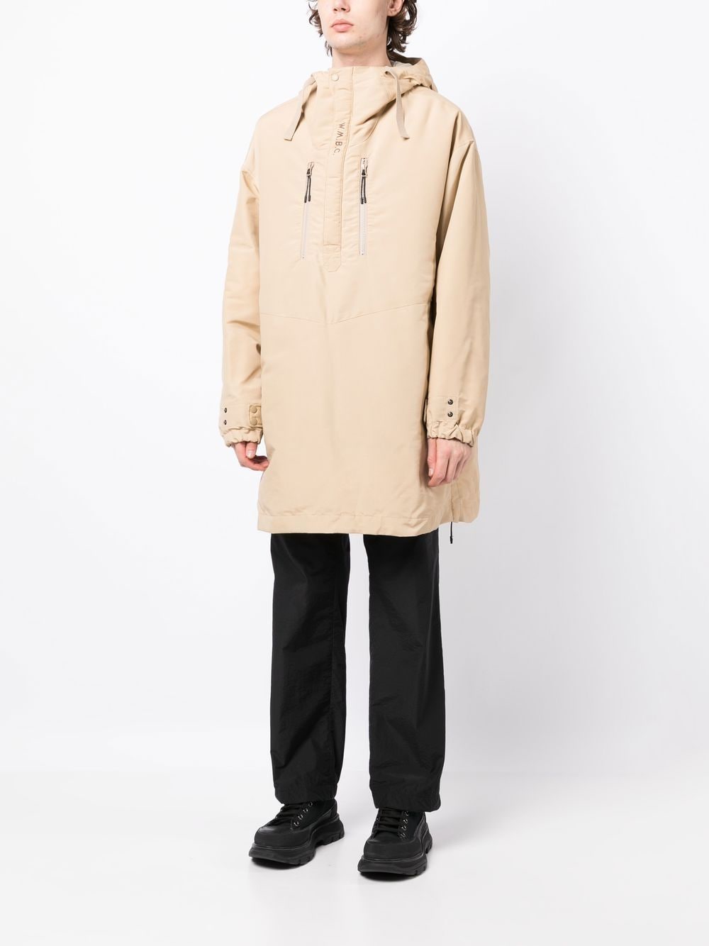 Half Zip-Up Padded Coat