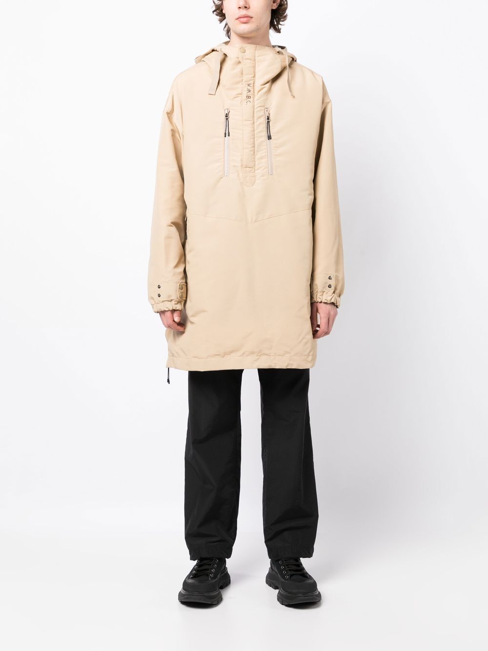 Half Zip-Up Padded Coat