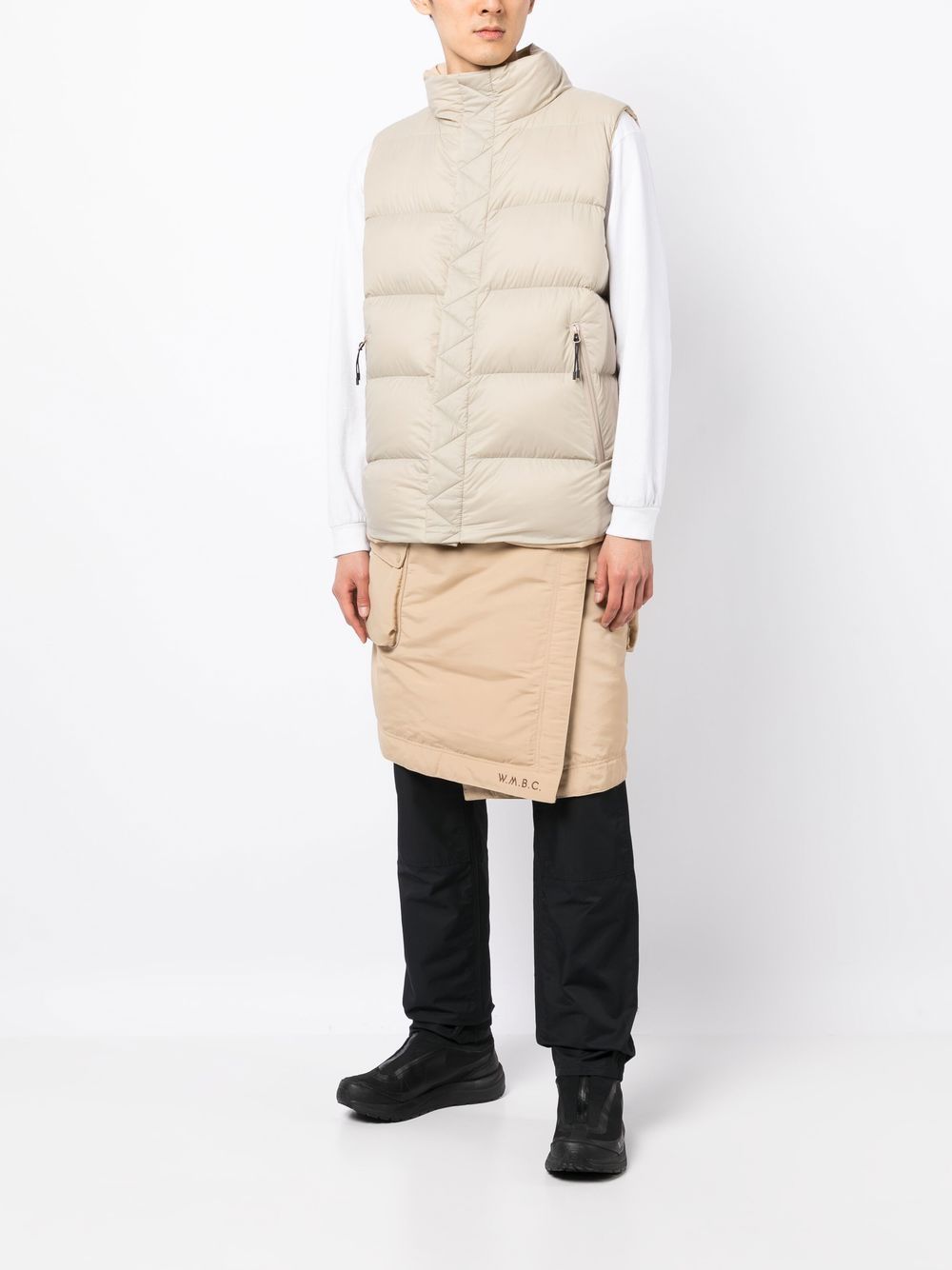 High-Neck Reversible Gilet