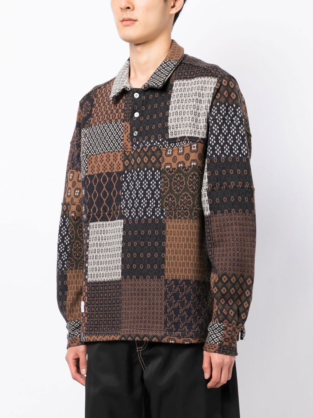 Patchwork Wool Shirt