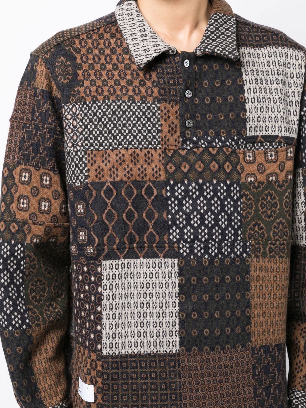 Patchwork Wool Shirt