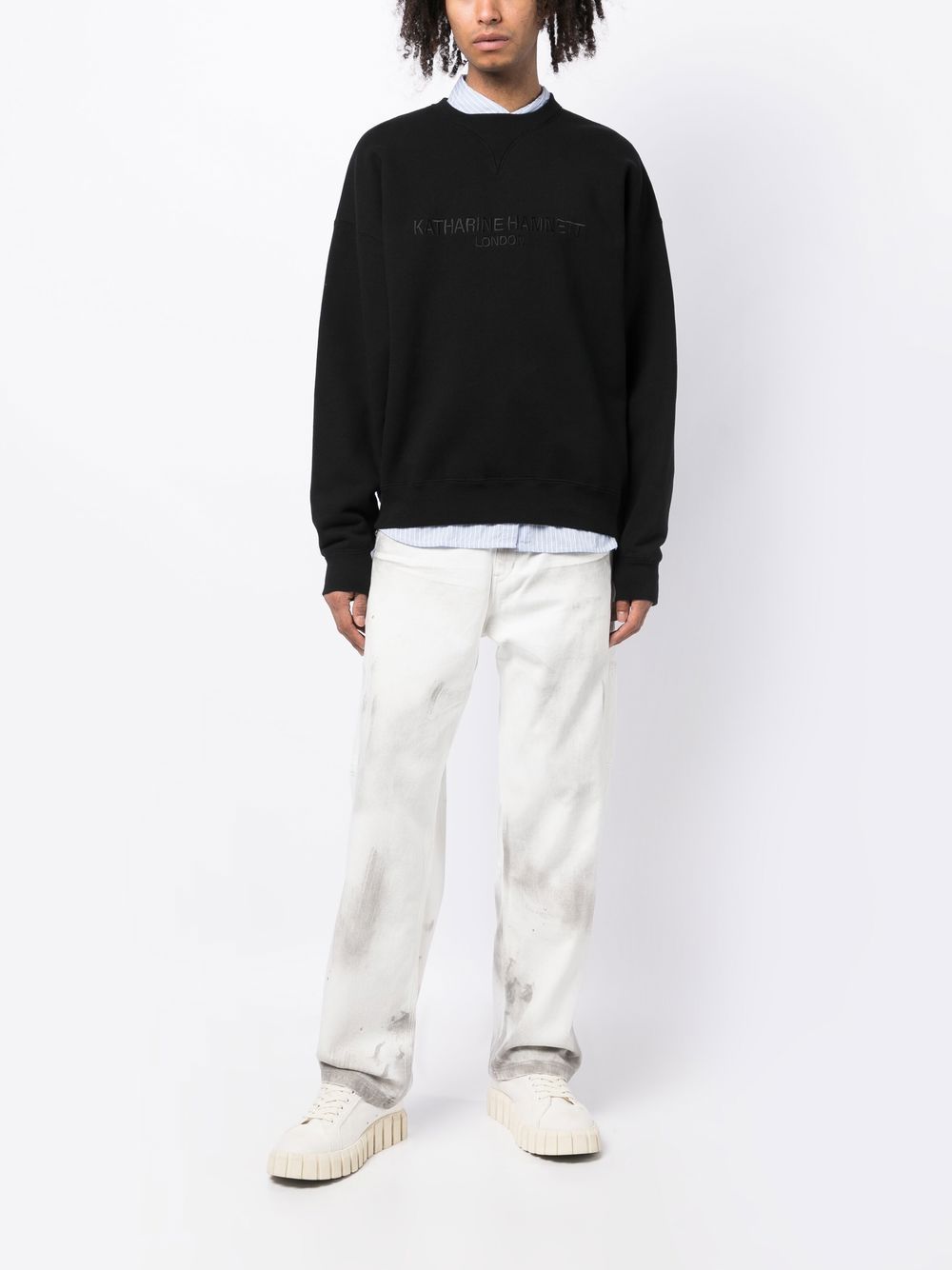 Embroidered-Logo Cotton Sweatshirt