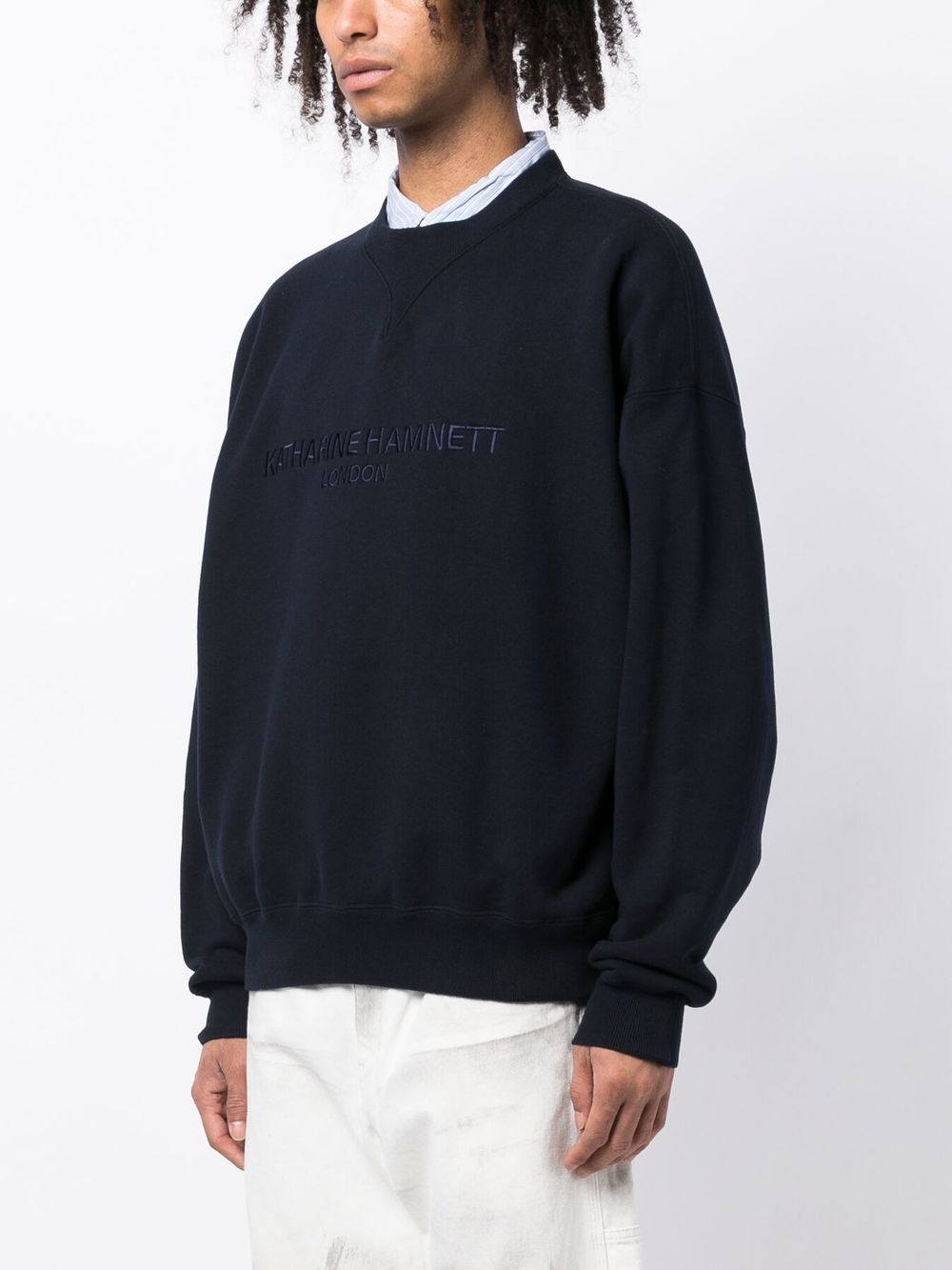 Embroidered-Logo Cotton Sweatshirt