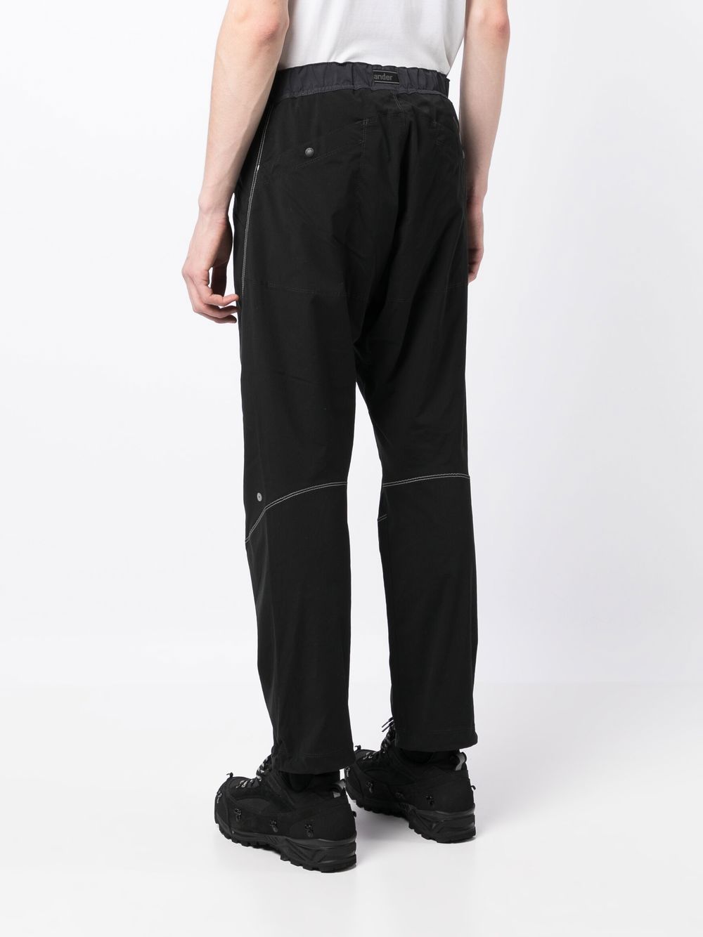 Straight Leg Trousers Black