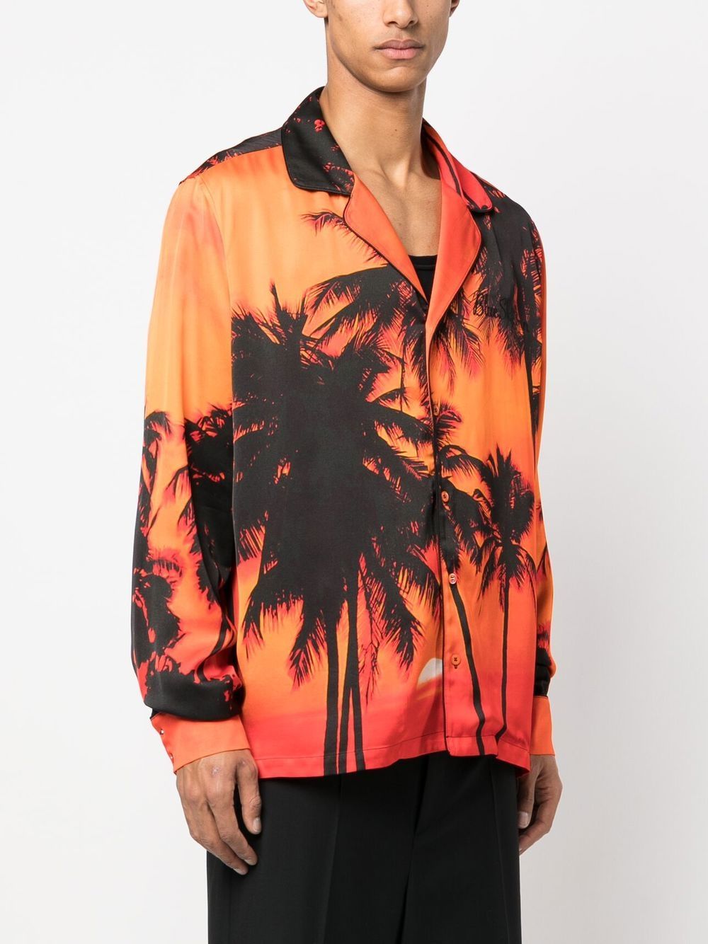 Graphic-Print Long-Sleeve Shirt