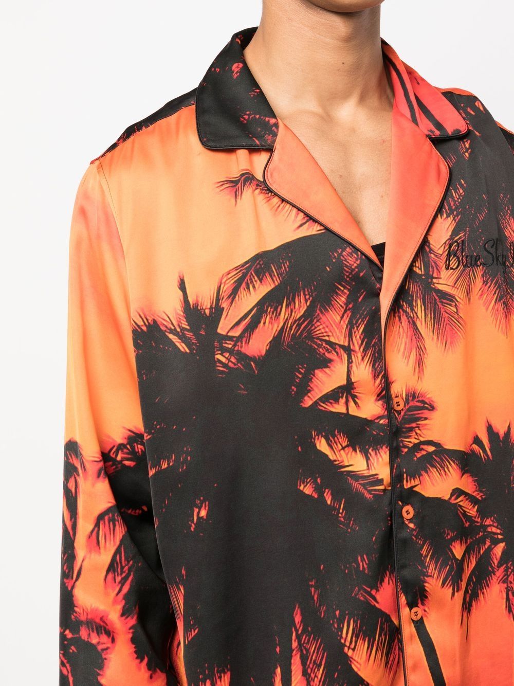 Graphic-Print Long-Sleeve Shirt