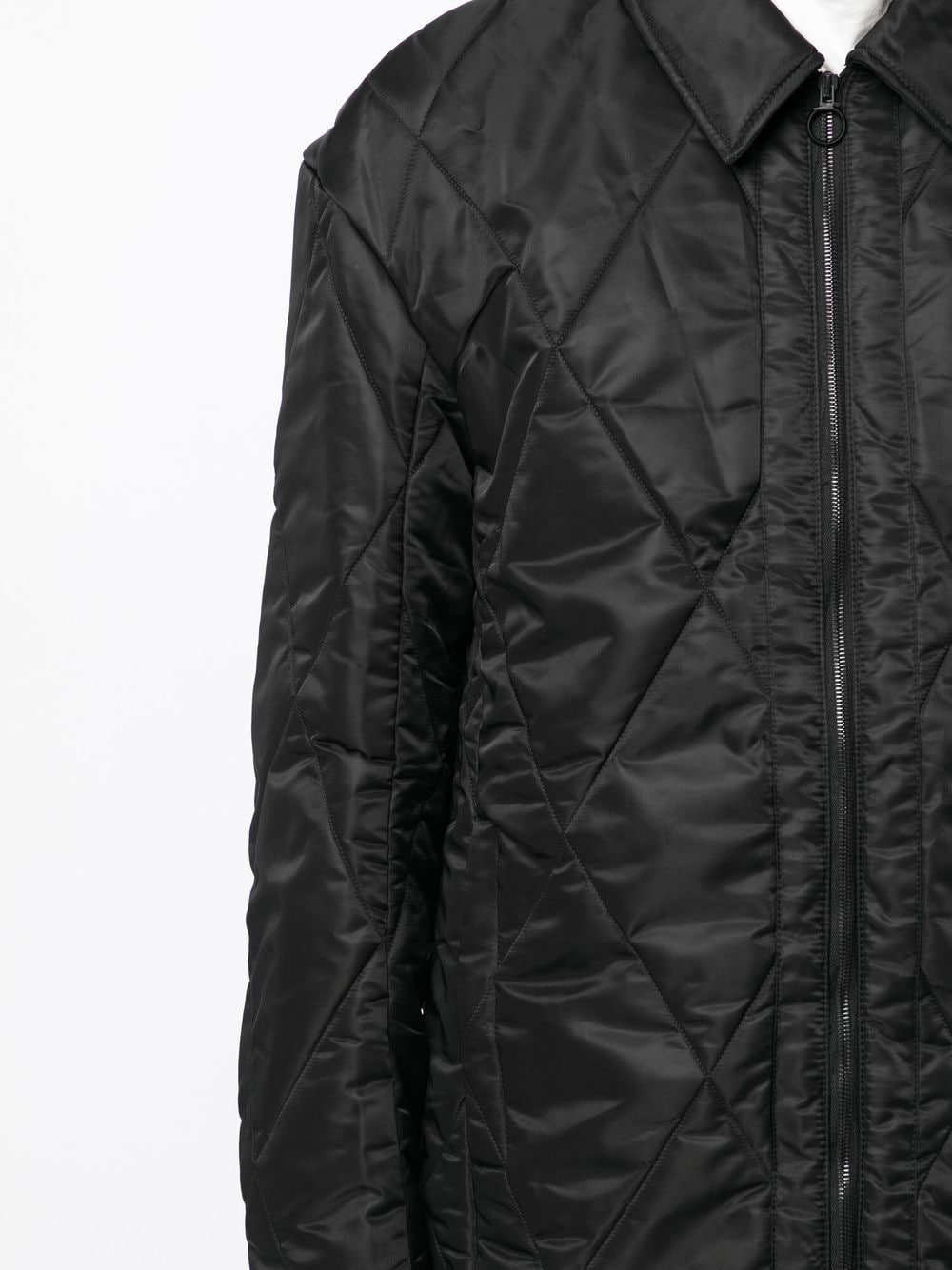 Diamond-Quilted Jacket