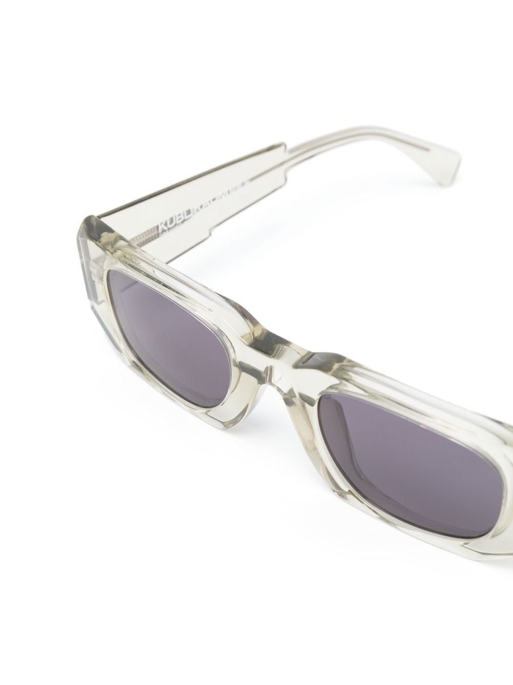 U8 Rectangle-Frame Tinted Sunglasses