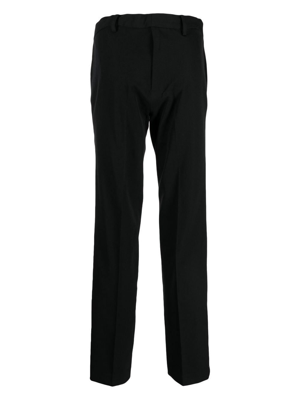 Zip-Detail Tailored Trousers