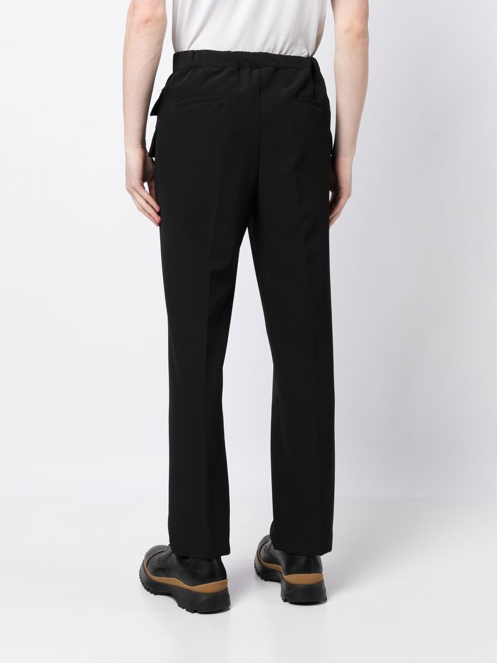 Tapered Flap-Pocket Trousers