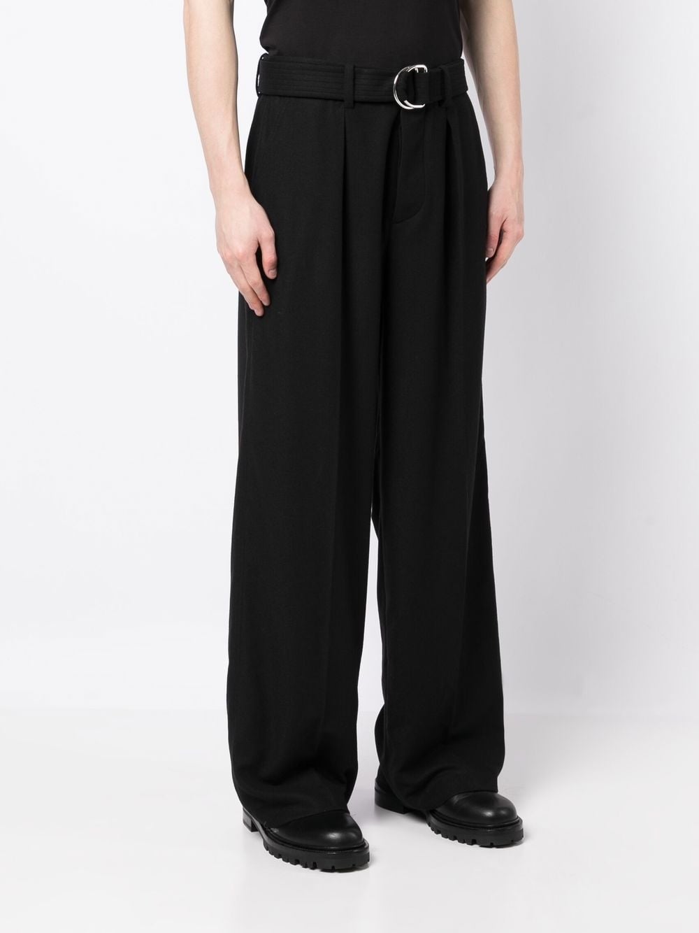 Caius Belted Twill Trousers