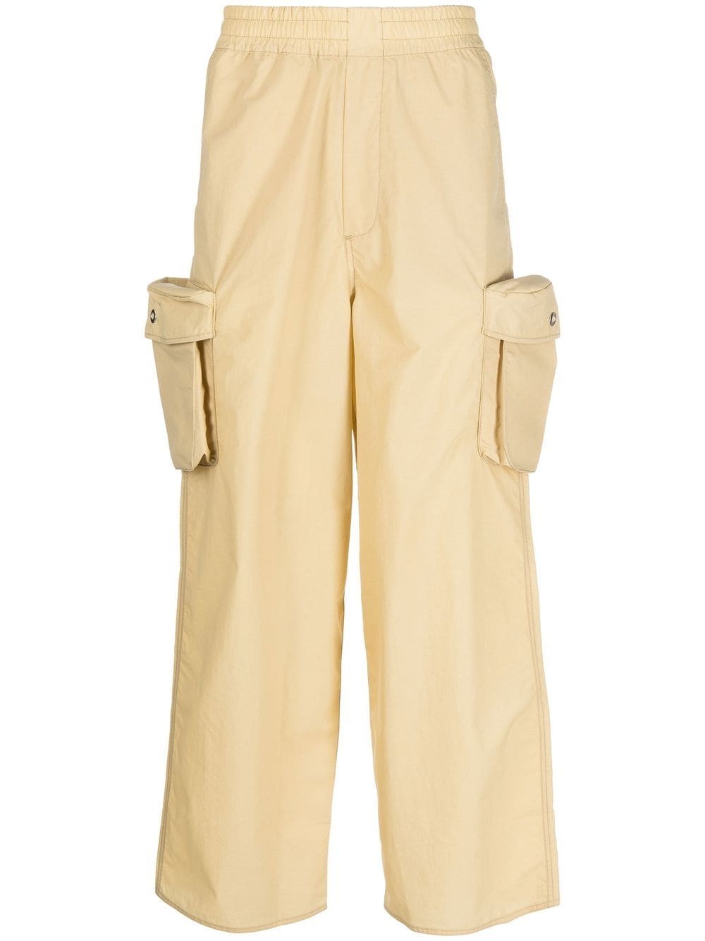 Wide-Leg Cargo Trousers