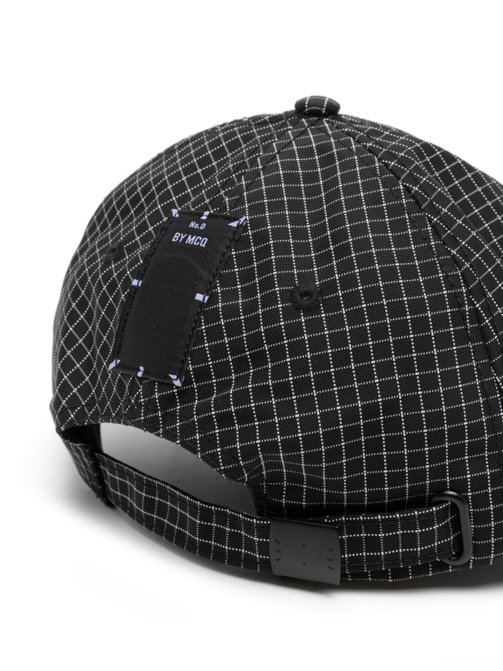 Logo-Embroidered Grid-Pattern Cap