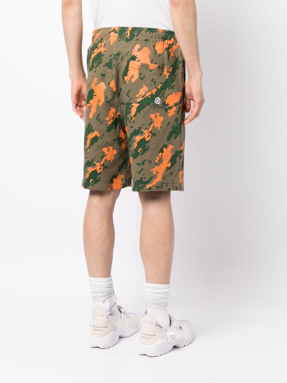 Camouflage-Print Cotton Bermuda Shorts