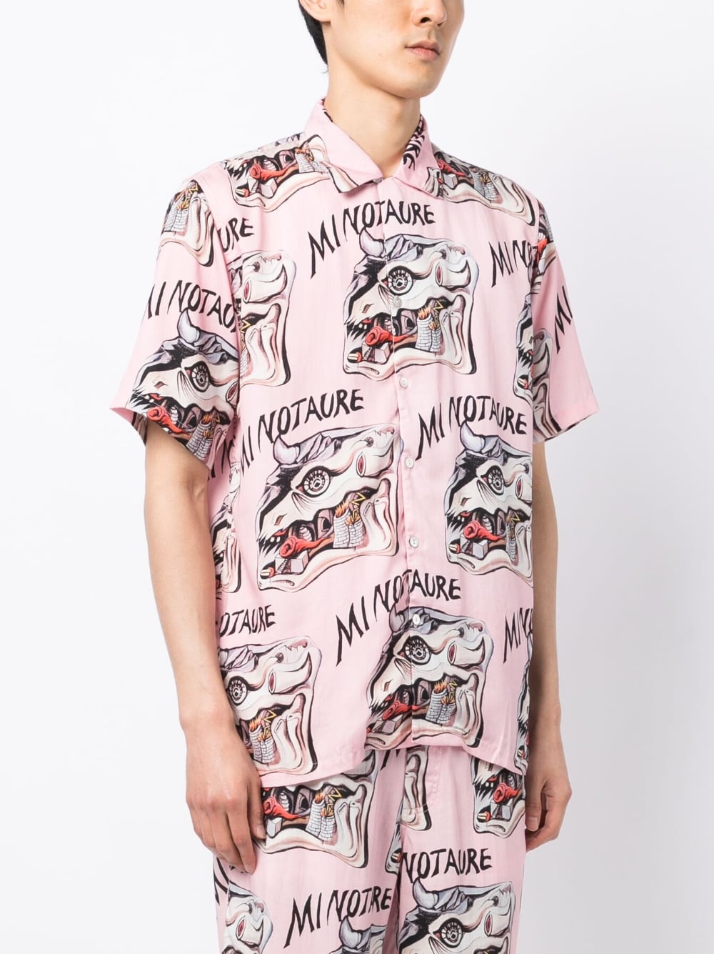 "Minotaure" Short-Sleeve Shirt