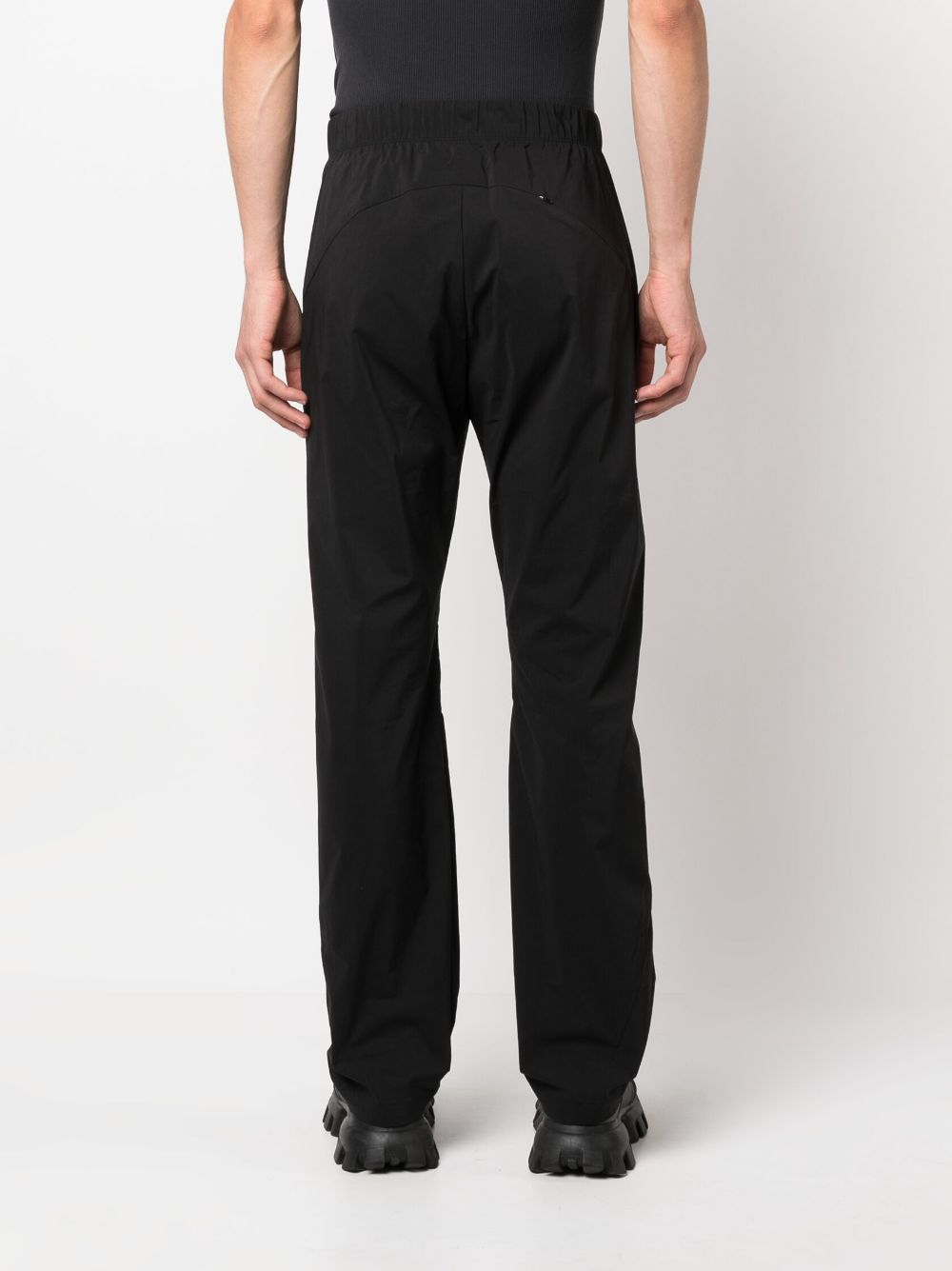 Zip-Details Flared Trousers