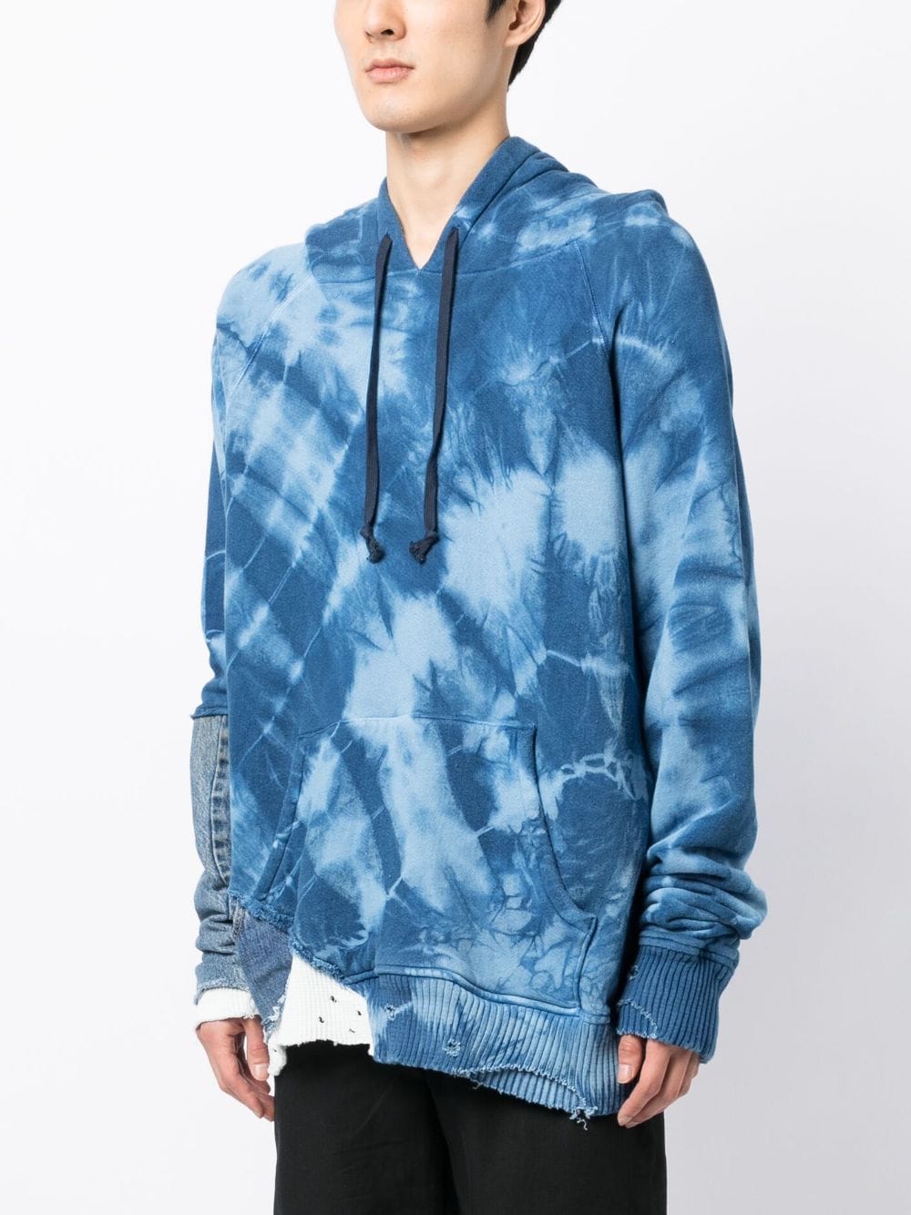 Tie-Dye Pattern Cotton Hoodie