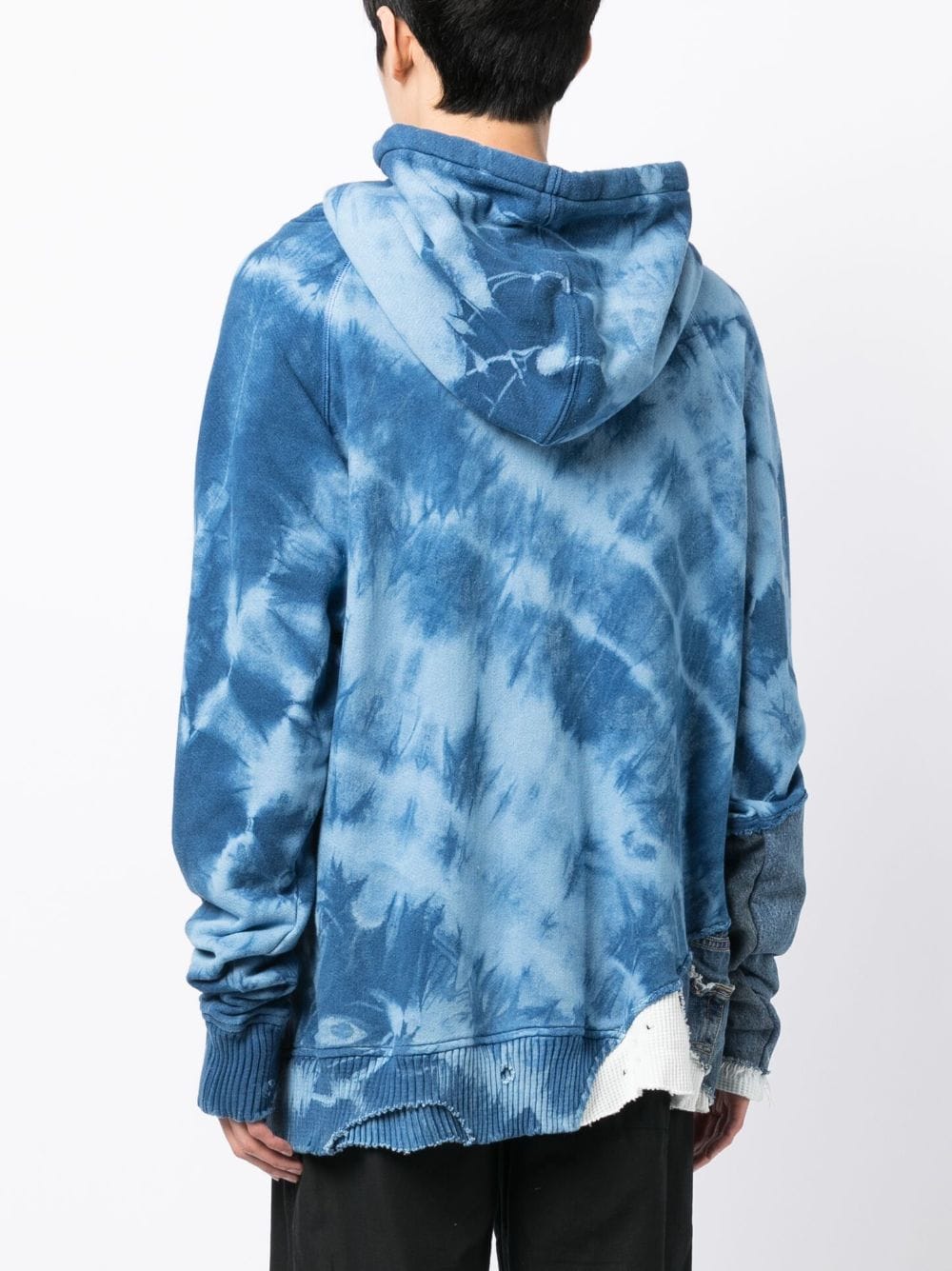 Tie-Dye Pattern Cotton Hoodie