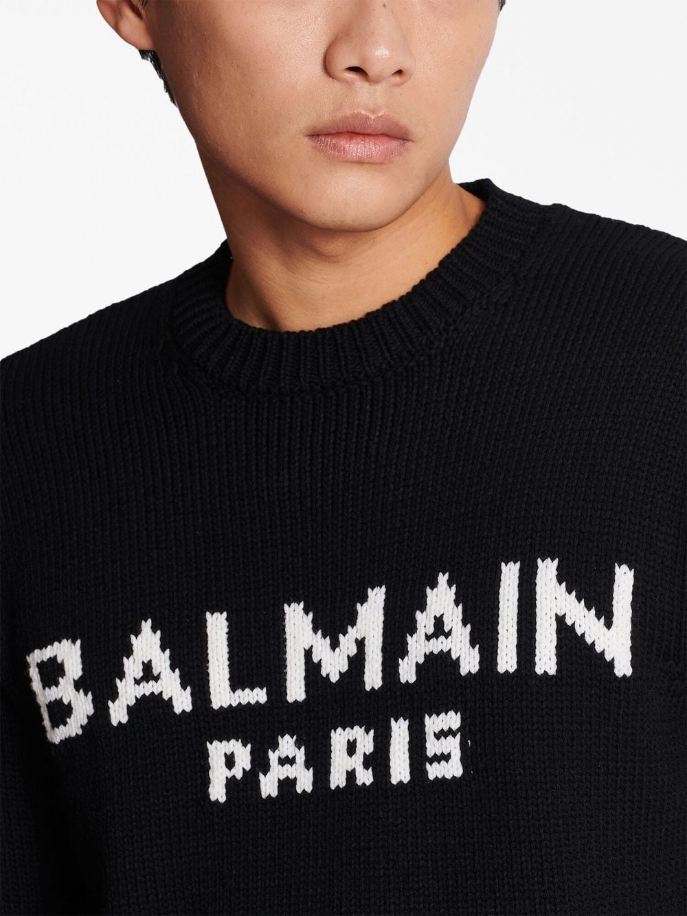 Logo-Print Crew-Neck Jumper