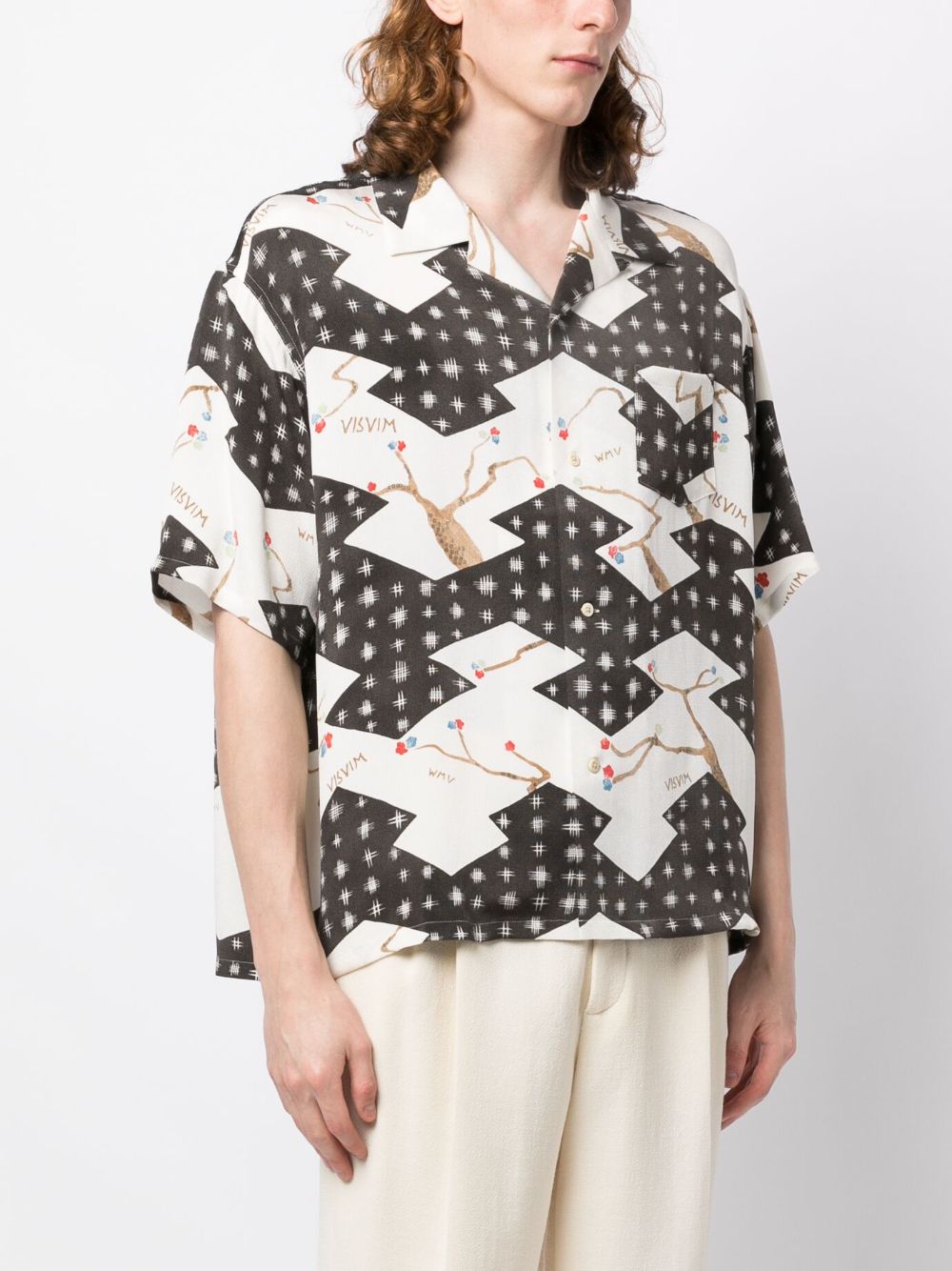 Graphic-Print Short-Sleeve Shirt