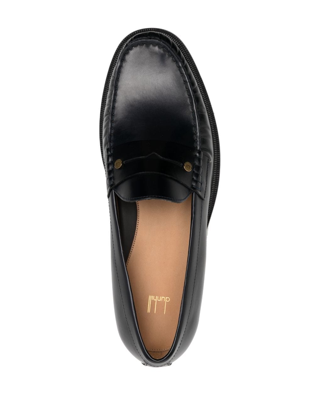 Penny-Slot Leather Loafers