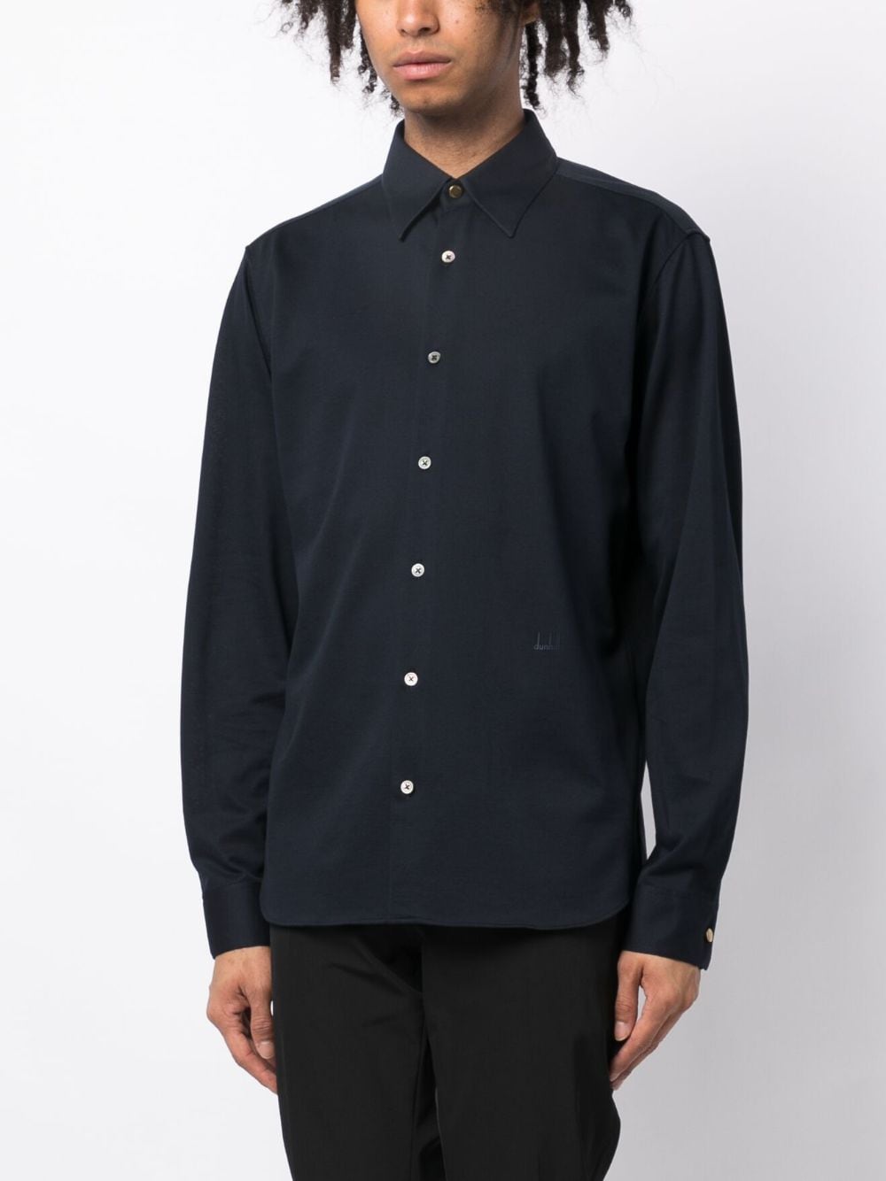 Long-Sleeved Cotton Shirt